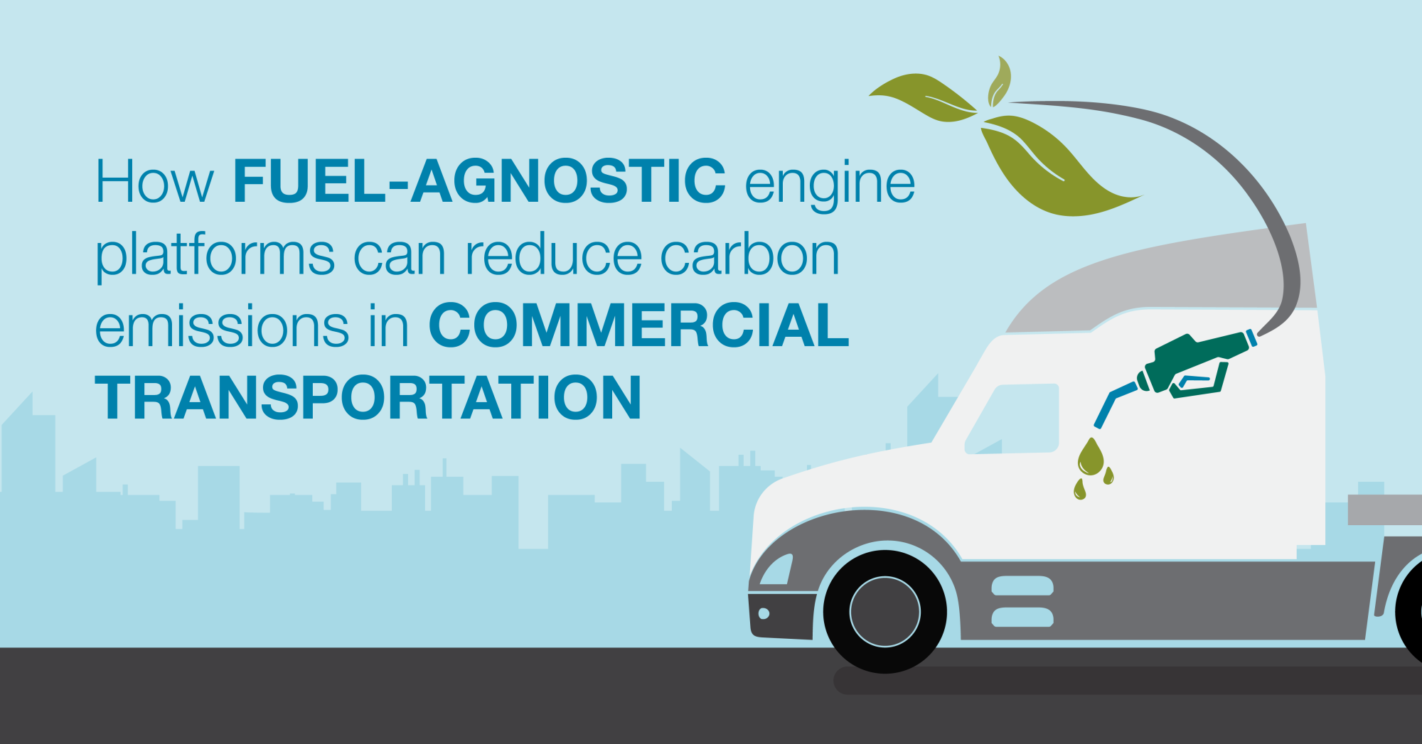 Cum platformele de motoare cu agnostic combustibil pot reduce emisiile de  carbon din transportul comercial