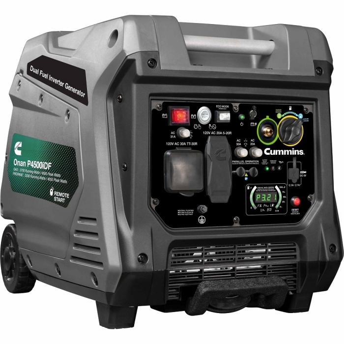 Onan P4500iDF Dual Fuel Portable Generator | Cummins Inc.
